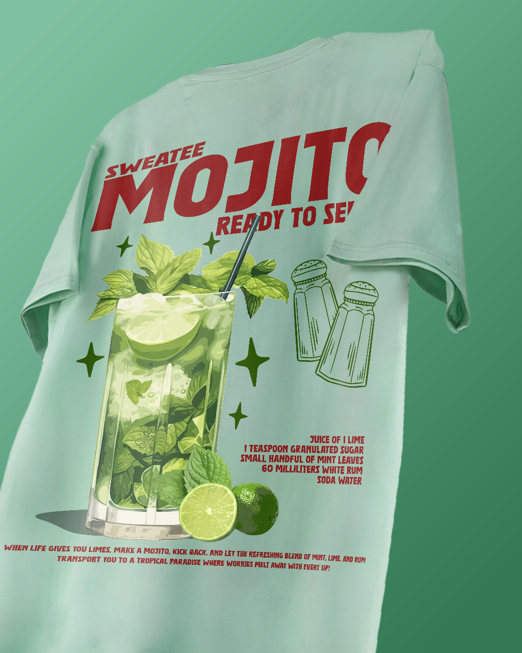 Mojito unisex tshirt