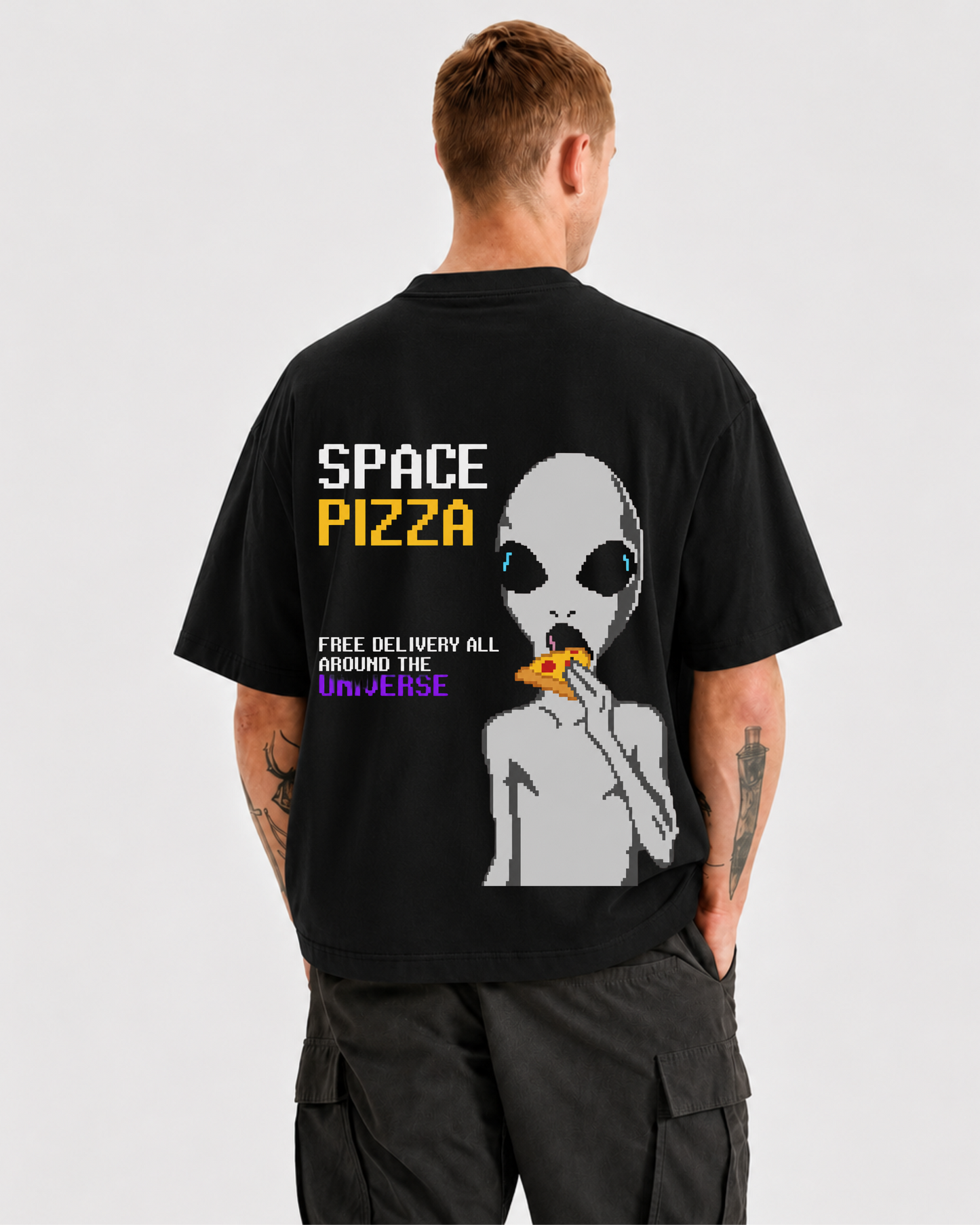 Space Pizza unisex Tshirt