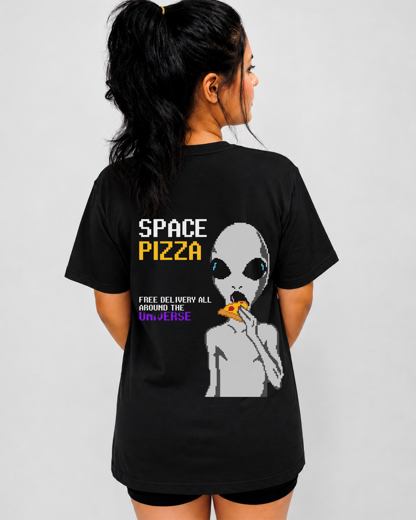 Space Pizza unisex Tshirt