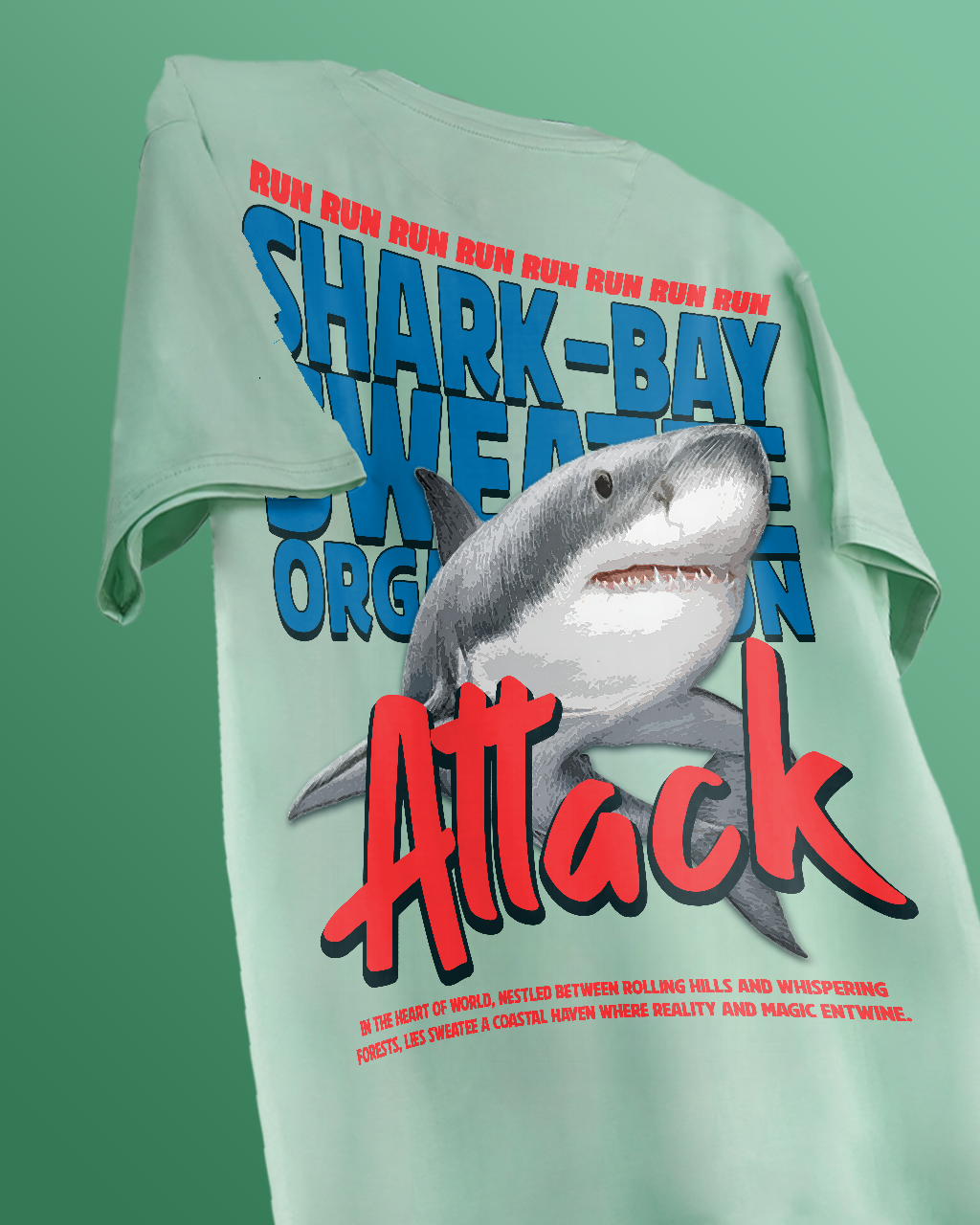 Shark attack Unisex tshirt