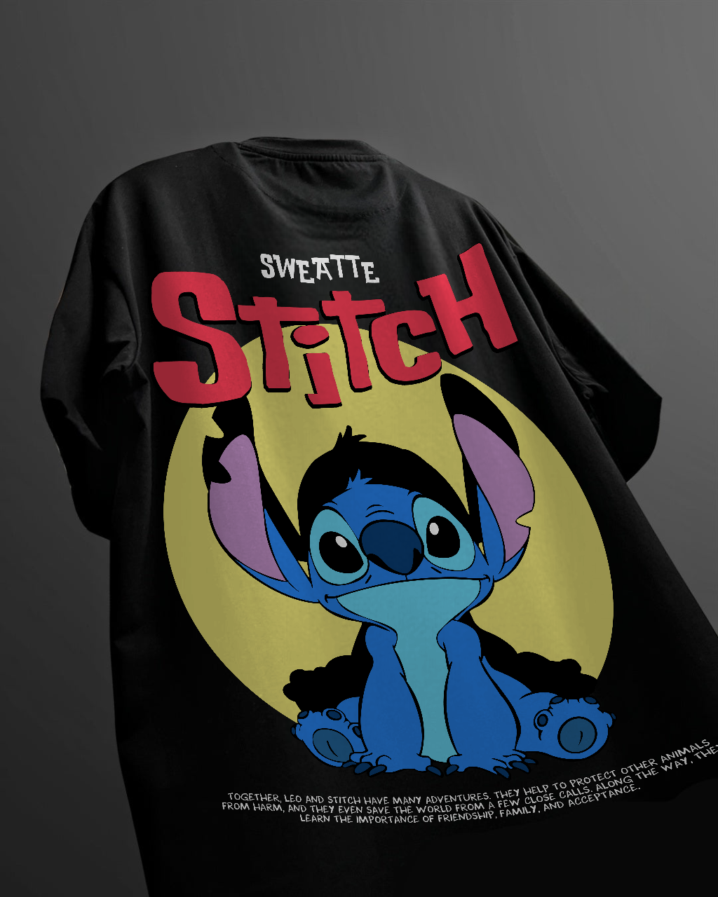 Stich Oversized Unisex Tshirt