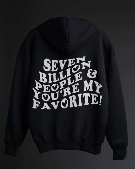 Seven Billion People unisex Hoodie